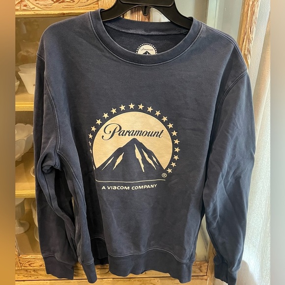 Lucky Brand Paramount Blue Crewneck Sweater Size Medium - Picture 1 of 7